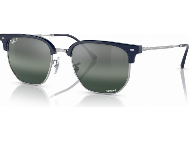 Ray-Ban Clubmaster RB4416 6656G6 Blue On Silver