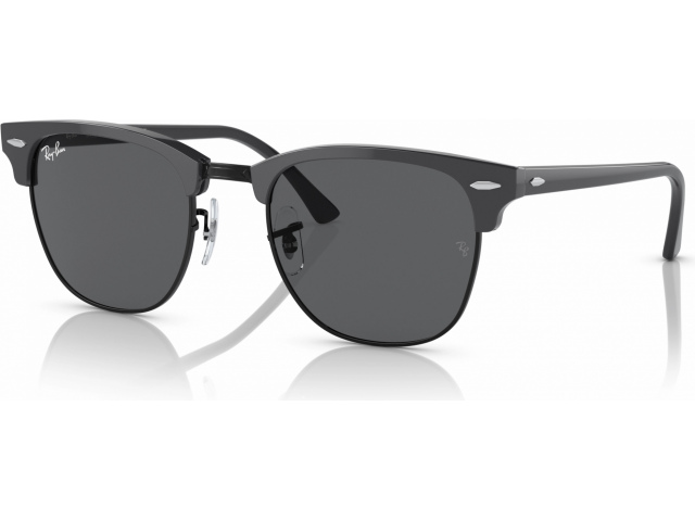 Ray-Ban Clubmaster RB3016 1367B1 Grey On Black