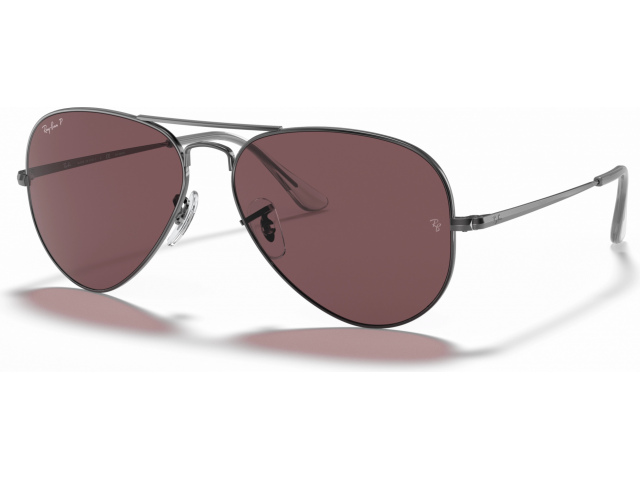 Ray-Ban Aviator Metal Ii RB3689 004/AF Shiny Gunmetal