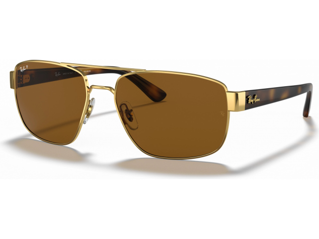 Ray-Ban RB3663 001/57 Shiny Gold