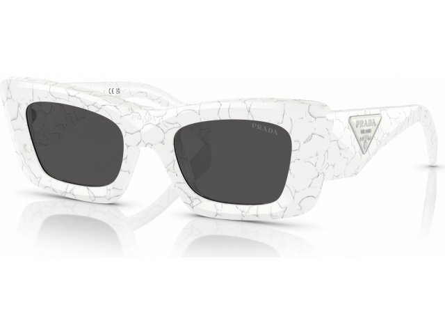 Prada PR 13ZS 17D5S0 Matte White Marble