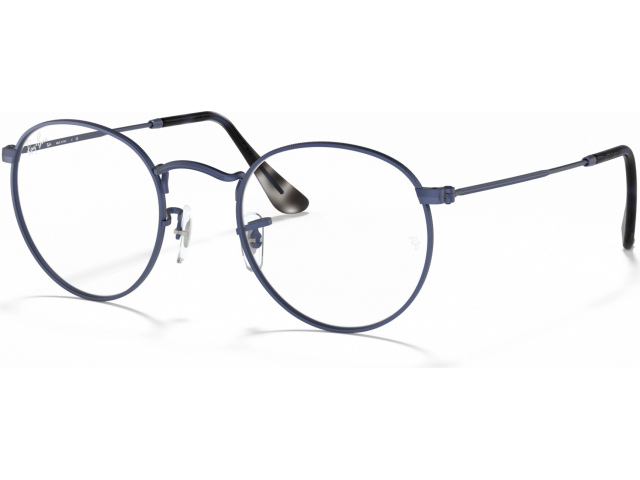 Ray-Ban Round Metal RX3447V 3071 Sand Trasparent Blu