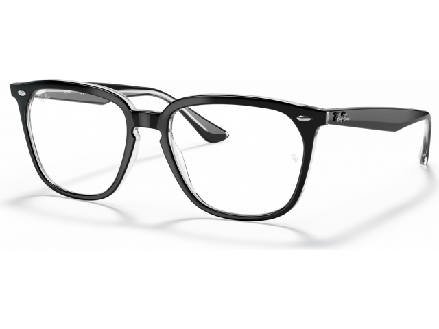 Ray-Ban RX4362V 2034 Black On Transparent