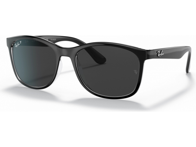 Ray-Ban RB4374 603948 Black On Transparent