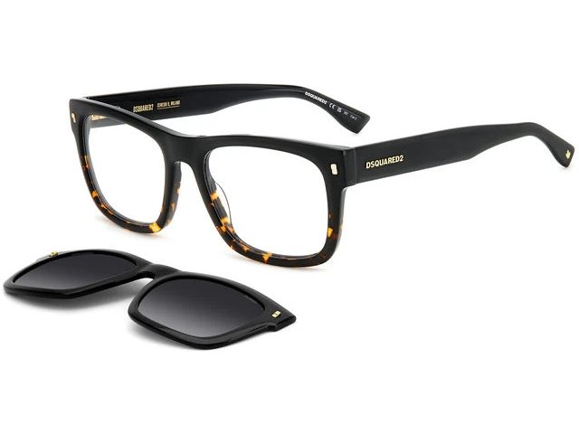    DSQUARED2 D2 0100/CS WR7 Black Havana