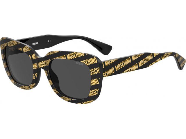 MOSCHINO MOS132/S 7RM,  PTT BLK, GREY
