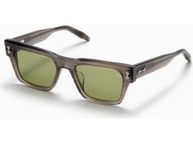 AKONI COLUMBA GRY,  MATTE CRYSTAL GREY - SCRAPED, DARK OLIVE