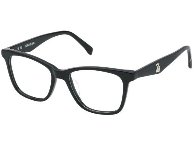 ZADIG VOLTAIRE  ZV350S,  SHINY BLACK, CLEAR