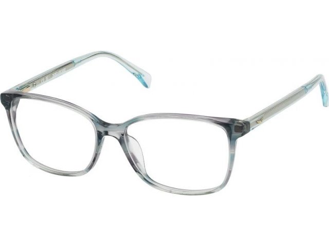 ZADIG VOLTAIRE VZV360,  SHINY STRIPPED TURQUO, CLEAR