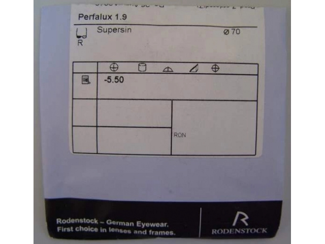 Rodenstock Perfalux 1.9 Supersin (СНЯТЫ С ПРОИЗВОДСТВА)