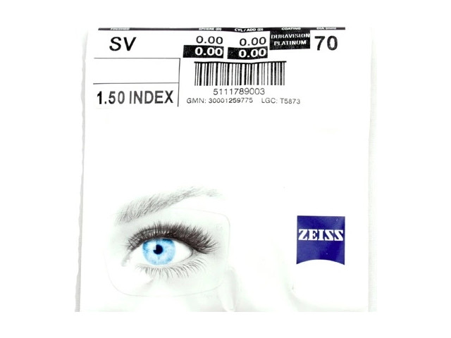 Zeiss Single Vision 1.5 LotuTec - LT UV