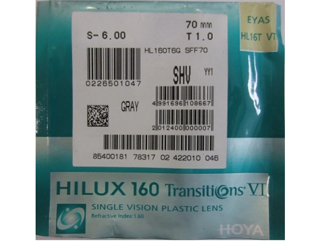 HOYA Hilux 1.60 Sensity Super Hi-Vision (SHV) (СНЯТЫ С ПРОИЗВОДСТВА)