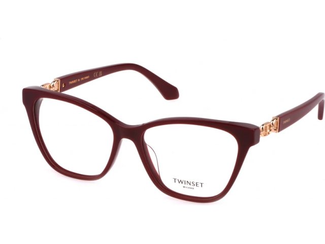 TWINSET VTW032 09FH,  SHINY FULL BORDEAUX, CLEAR