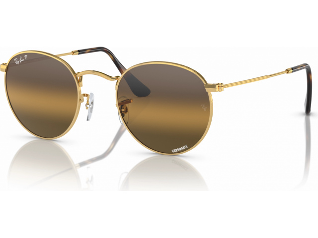 Ray-Ban ROUND METAL RB3447 001/G5 Gold