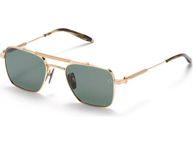 AKONI EUROPA GLD - PLD,  BRUSHED 12 GOLD, PHOTO LIGHT GREEN LENSES