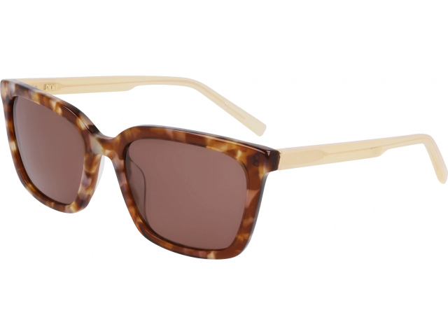 DKNY DK546S 243,  IRIDESCENT HONEY TORTOISE, BROWN