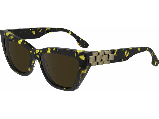 VICTORIA BECKHAM VB668S 012,  BLACK YELLOW HAVANA, GREEN