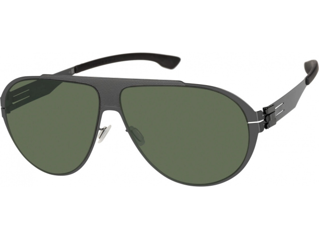 Ic! Berlin Carson Gun-Metal Black Green Polarized Donnerstag