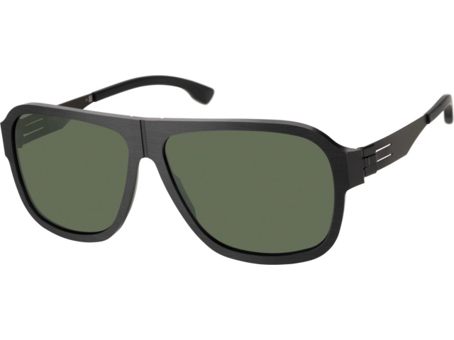 Ic! Berlin Power Law Black Rough Black-Matt Green Polarized Mittwoch