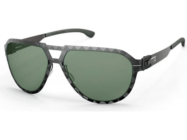 Ic! Berlin FLX S04 Median Night Graphite Dark-Green Green Polarized FLX