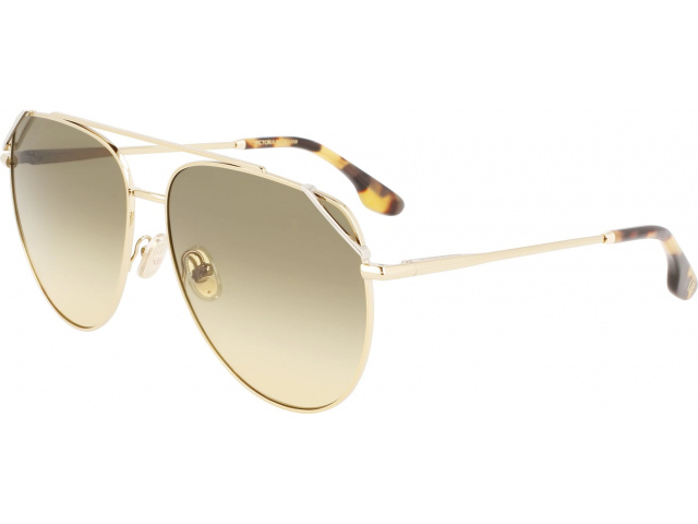 VICTORIA BECKHAM VB230S 700,  GOLD-KHAKI, BROWN