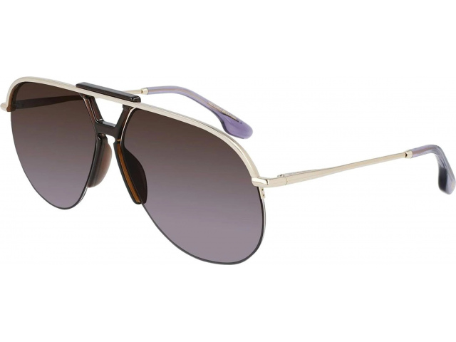 VICTORIA BECKHAM VB222S 710,  GOLD-PURPLE, PURPLE