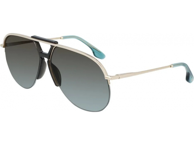 VICTORIA BECKHAM VB222S 704,  GOLD AZURE, BLUE