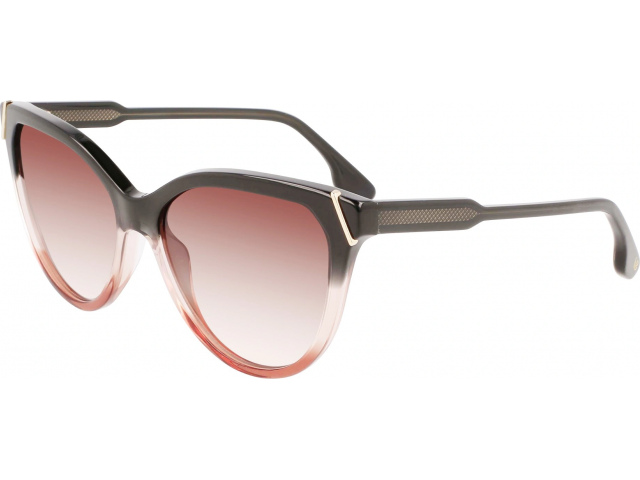 VICTORIA BECKHAM VB641S 39,  GREY/ROSE/CARAMEL, PINK GRADIENT