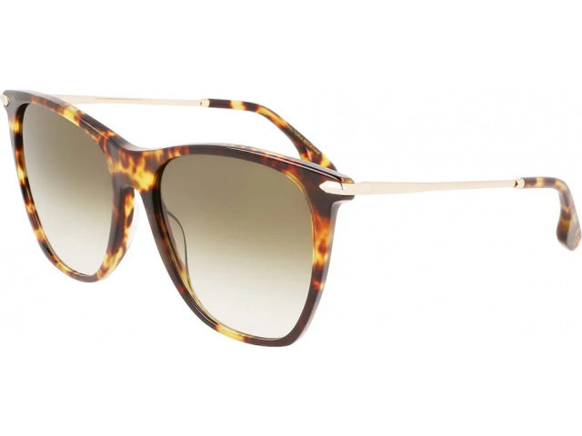 VICTORIA BECKHAM VB636S 221,  VINTAGE HAVANA, GREEN