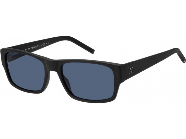 TOMMY HILFIGER TH 2017/S 003,  MATTE BLACK, BLUE