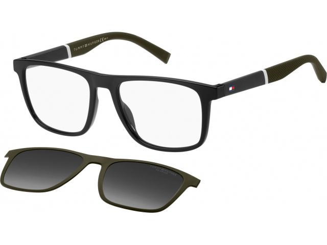    TOMMY HILFIGER TH 1903/CS TCG,  BLACK KHAKI, GREY SHADED POLARIZED