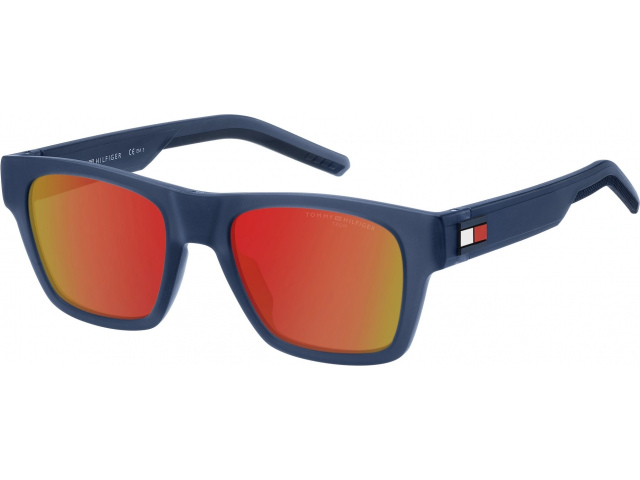 TOMMY HILFIGER TH 1975/S FLL,  MATTE BLUE, RED MULTLAYER HIGHCONTRAST