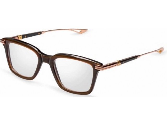 DITA EPILUXURY EPLX.6 02,  BROWN HORN/ROSE GOLD, DARK GREY POLARIZED ANTI-REFLECTIVE CLIP