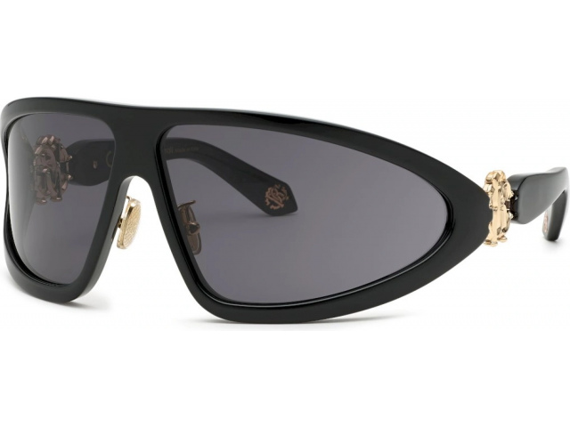 ROBERTO CAVALLI SRC042 Z42,  TOTAL SHINY BLACK, SMOKE