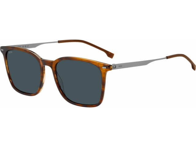 HUGO BOSS 1694/S 6C5 Brown Horn Ruthenium