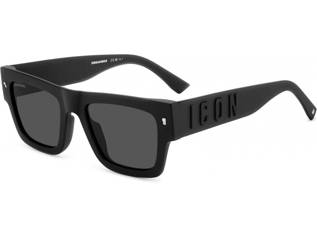 DSQUARED2 ICON 0021/S 003 MATTE BLACK