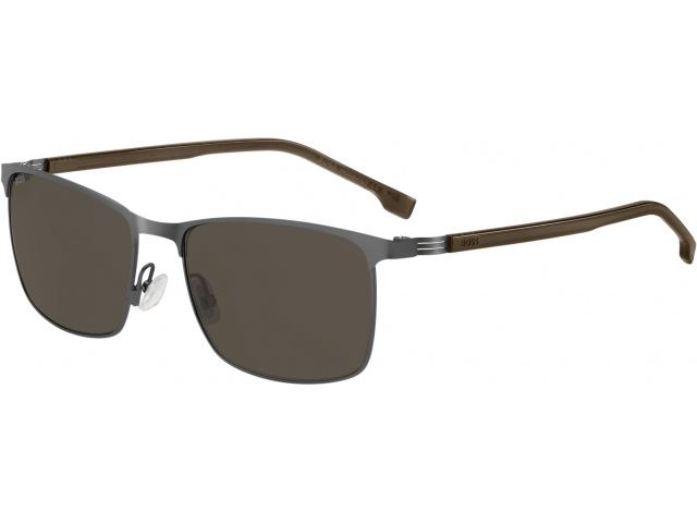 HUGO BOSS 1635/S XCB Matte Dark Ruthenium Brown