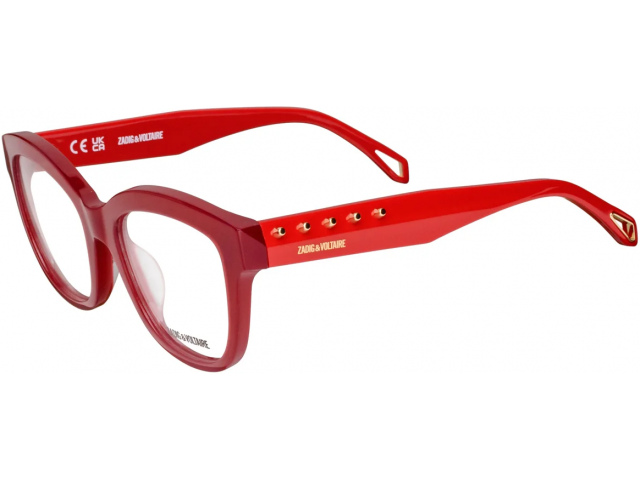 ZADIG VOLTAIRE VZV400 849,  SHINY OPLAINE RED, CLEAR