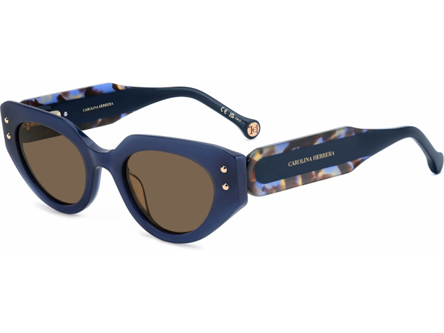 CAROLINA HERRERA HER 0221/G/S XP8 Blue Havana Blue