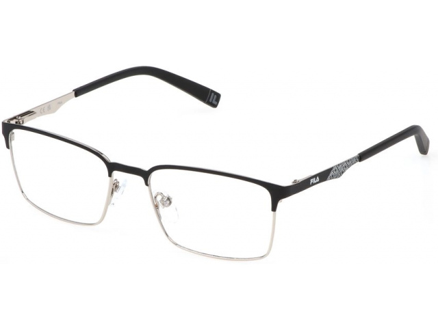 FILA VFI886L 583,  PALLADIUM W/SHINY BLACK PARTS, CLEAR