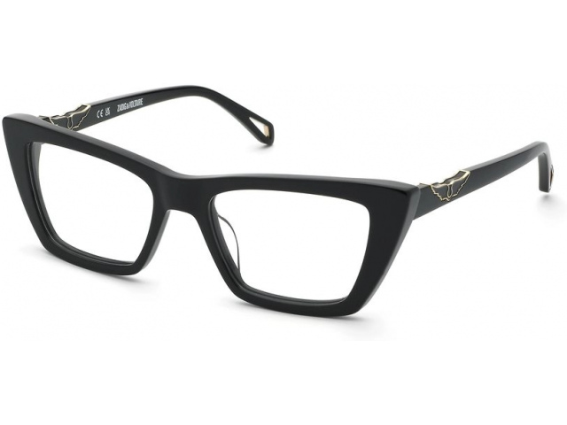 ZADIG VOLTAIRE VZV426 700,  SHINY BLACK, CLEAR