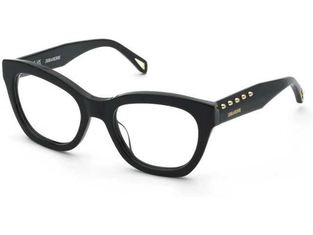 ZADIG VOLTAIRE VZV430 700,  SHINY BLACK, CLEAR