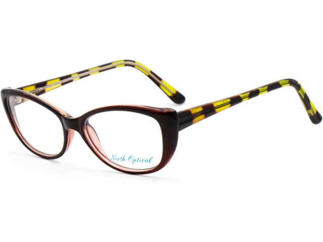 NORTH OPTICAL NO1018,  BROWN, CLEAR