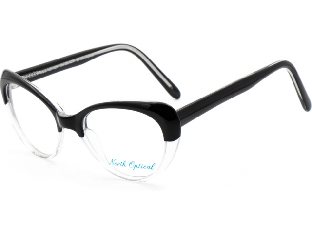 NORTH OPTICAL NO1021,  BLACK, CLEAR