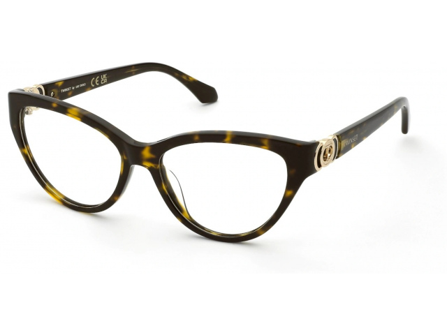 TWINSET VTW071 781,  SHINY BROWN-YELLOW HAVANA, CLEAR