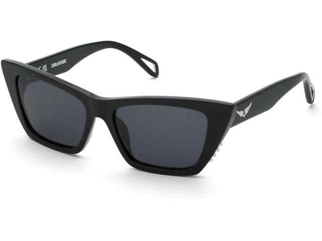 ZADIG VOLTAIRE SZV419V 700Y,  SHINY BLACK, SMOKE