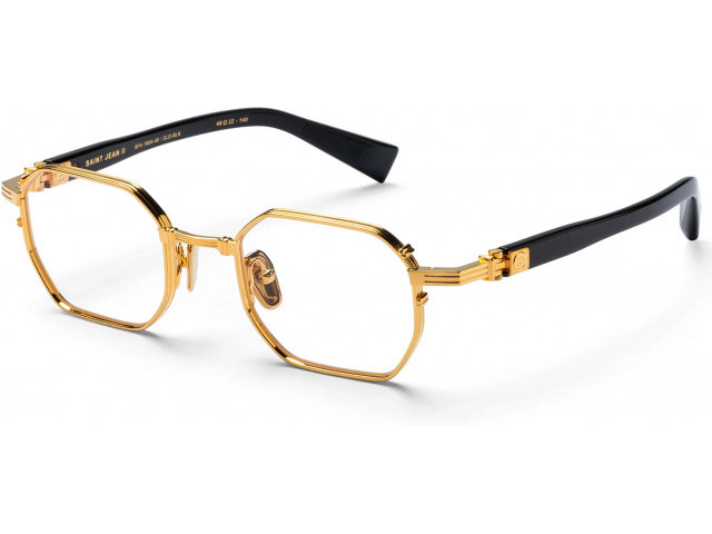 BALMAIN SAINT JEAN - II GLD - BLK,  18k Gold - Black, CLEAR