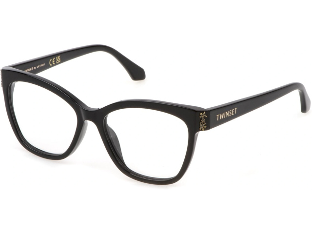 TWINSET VTW050W 700Y,  SHINY BLACK, CLEAR