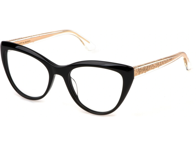 TWINSET VTW046 0700,  SHINY BLACK, CLEAR