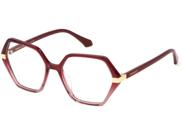 TWINSET VTW052 0AQ8,  SHINY RED GRAD.LIGHT PINK, CLEAR